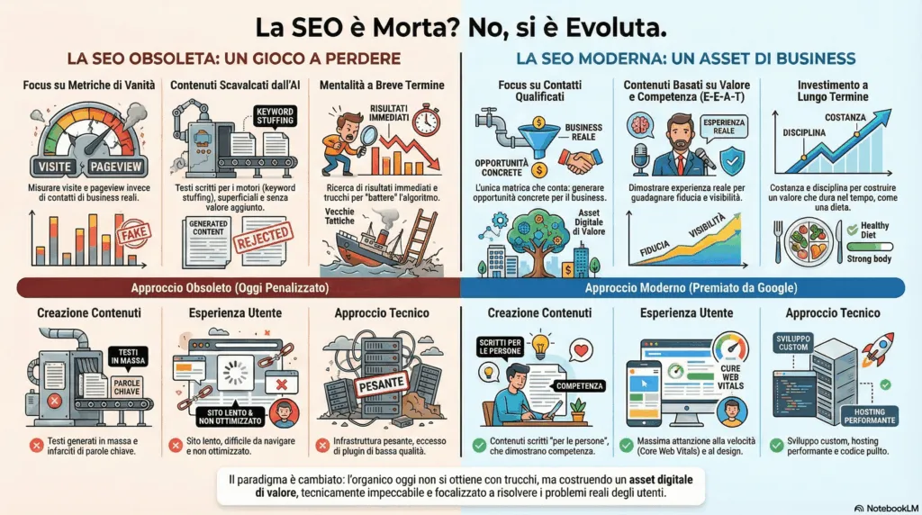 infografica dell’articolo sulla SEO nel 2025
